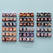 Genshin Impact Characters Keycaps OEM PBT 4 Keys Dye-sub For Cherry MX Keyboard picture