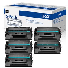 5x CF226X Toner Cartridge W/Chip For HP 26X Laserjet Pro M402dn M426 M426fdw picture