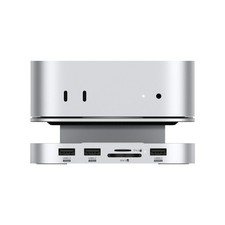 Qwiizlab Aluminum Stand Hub with SSD Enclosure, Docking Station for Mac mini ... picture