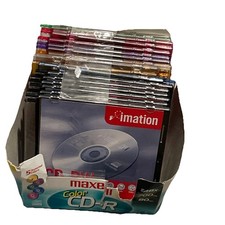Maxwell Color CD-R  48x  700MB 80 Minutes Data Blank CD Recordable 18 Pack picture