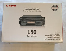 New Sealed Genuine Canon L50 Black Toner OEM imageCLASS D620 D660 L680 PC1060++ picture