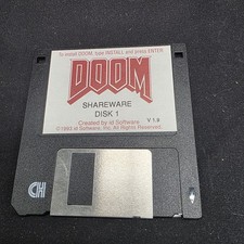 DOOM Shareware Disk 1 Only V1.9 1993 id Software 3.5