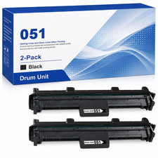 2-Pack 051 Drum Unit Black Replacement for imageCLASS MF263dw MF264dw MF267dw picture