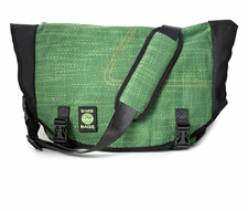 Dime Bags Voyage Messenger Green/Black Water-Resistant Padded 20x14x6 picture