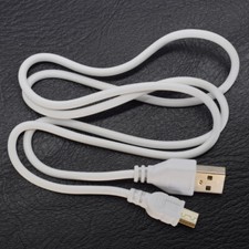 1pc USB 2.0 A Male to USB mini B 5pin Male Charge Cable 0.7M/70cm White picture