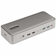 StarTech Dual-Laptop USB-C KVM Docking Station 129NUSBCKVMDOCK picture