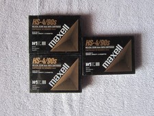 Maxell HS-4/90s Helical Scan 4mm Data Cartridges Lot of 3 NEW/Sealed picture