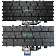New HP OmniBook X Flip 14-FK 14-FM 14Z-FM 16-AR 16-AS 16-BE Keyboard Backlit US picture