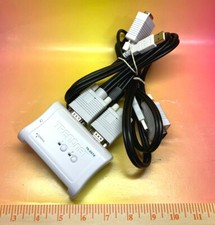 TRENDnet TK-207K 2-Port USB KVM Switch +CABLES # TK-207K S/N: UN17442070191  picture