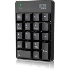 Adesso WKB-6010UB - Wireless Spill Resistant 18-Key Numeric Keypad (wkb6010ub) picture