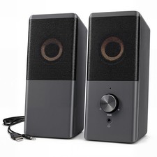 Computer Speakers for Desktop PC with Volume Control & Headphone Jack picture