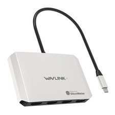4 Monitors USB-C Docking Station Quad HDMI 4K USB-C Hub 130W PD3.1 Adapter picture