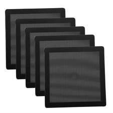 120mm Magnetic Frame PVC PC Computer Fan Dust Mesh Cover Grills Black 5Pack picture