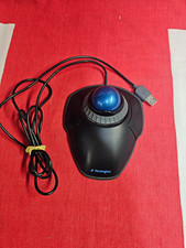 Kensington Orbit Trackball w/ Scroll Ring Wired USB Optical Black/Blue K72337 picture