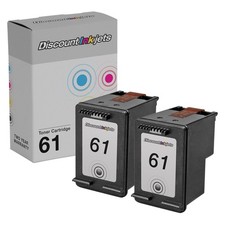2 CH561WN BLACK Printer Ink Cartridge for HP 61 61 Deskjet 1000 1050 1051 1056 picture