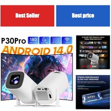 TOPSION P30 Pro Mini Projector Android 14 WiFi 6 720P 4K Support Portable picture