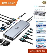 Ultimate USB C Docking Station: Dual Monitor Support, Fast 10G Data Transfer picture