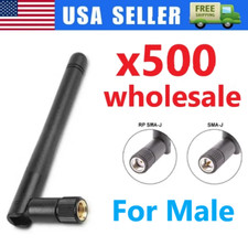 500X RP-SMA Antenna for WiFi 2.4GHz/5Ghz Wireless Router Card Male Pin wholesale picture
