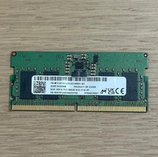 Micron 8GB(1x8GB) DDR5 5600 MHz PC5-44800 SODIMM MTC4C10163S1SC56BD1 RAM Memory picture