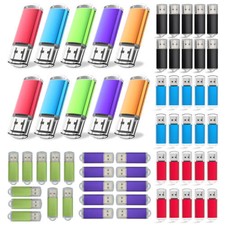 USB 2.0 Memory Sticks 10 Pack Flash Drives 1GB 2GB 4GB 8GB 16GB 32GB 64GB U Disk picture