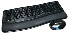 MICROSOFT SCULPT COMFORT DESKTOP WIRELESS ERGONOMIC KEYBOARD & MOUSE NO DONGLE picture