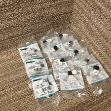 Lot of 12 black Panduit CJ688TGBL Mini-Com TX6 Plus Cat 6 RJ-45 picture