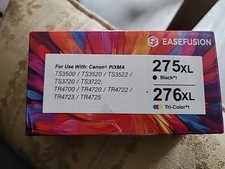 2 Pack 275XL Black & 276XL Tri Color Replacement Ink Cartridge for Canon Pixma picture