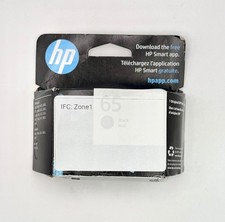 New - Genuine HP 65 Black Ink Cartridge N9K02AN Original Exp - 02/26 picture
