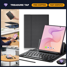 4-in-1 Mini Wireless Keyboard Case for Galaxy Z Fold 8/7/6/5 - Slim, Portable, M picture