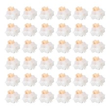 36pcs Yellow Keyboard Switches 3-Pin 45gf Linear Keyboard Switches Replacement picture
