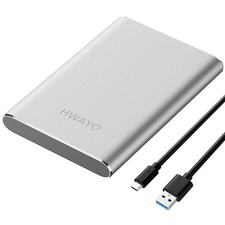 HWAYO 1TB Portable External Hard Drive, USB3.1 Gen 1 Type C Ultra Slim 2.5'' HDD picture