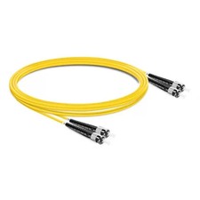 [2pcs] 1M‑10M ST UPC to ST UPC Duplex OS2 SM LSZH 2.0mm FTTH Fiber Patch Cord picture