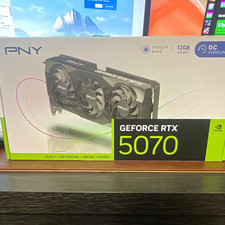 PNY NVIDIA GeForce RTX 5070 12GB GDDR7 Overclocked Ray Tracing DLSS 4 PCIe picture