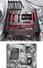 PRIMO CHILL'S PRAXIS WETBENCH RED BLACK STEEL POWDER COATED METAL PC BENCH CASE  picture