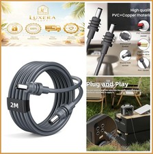 DC to DC Power Cable 16AWG Waterproof Replacement Charging Cord for Satellite picture