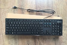 New Amazon Basics Wired Keyboard, Full-Sized, QWERTY Layout, Black MD005 picture
