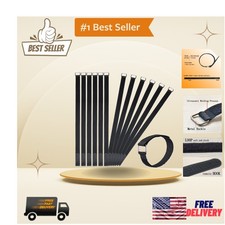 12 Pack of 24 Inch Nylon Cable Cinch Wraps for Versatile Organization picture