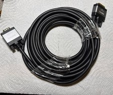 VGI (display)To DVI (source) Cable 25 FT DVI-D 24+1 Cord 1080P Full HD Black picture