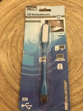 Flexible Blue Mini USB LED Light Lamp 4 Computer Notebook Laptop Reading Bright picture
