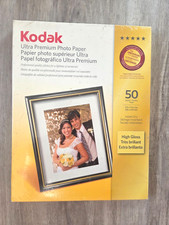 Kodak Ultra Premium Photo Paper 8.5x11 High Gloss Instant Dry 50 Sheets picture