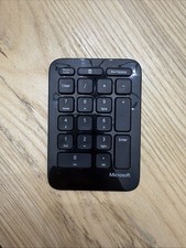 Microsoft Numeric Slim Keypad External Ergonomic Wireless Portable Work At Home picture