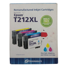 Dataproducts Compatible Ink Cartridges Replaces Epson T212XL 3 Pack CMY Set picture