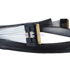 NEW Slimline SAS SFF-8654 8i 74pin To SFF-8654 74Pin PCI-e 24Gbps SAS Cable 80cm picture