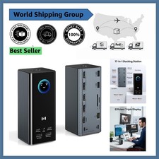 Versatile Selore Docking Station for Triple 4K Displays - Perfect for Pro Users picture