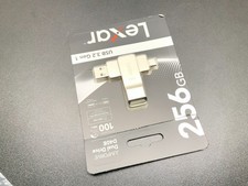 Lexar D40E 256GB Dual USB 3.2 Gen 1 Type-C Jump Drive, USB-C Flash Metal Hous... picture
