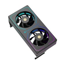 MC-2 ARGB Black RAM Cooler, RGB Strip, Dual 3200RPM Silent Fans, MC-2 BLACK picture