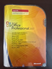 Official Microsoft Office Professional 2007 Upgrade w Product Key  Pre-Owned picture