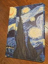 Starry Night Van Gogh Laptop Foldable Cover Sleeve SEE MEASUREMENTS Brand New picture