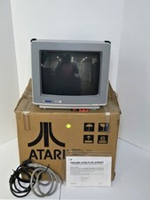Atari SC1224 SC 1224 Version 2 Monitor 1985 CIB w/ Manual, Cables & Foam TESTED picture