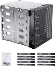 Stainless Steel Hard Drive Cage 5.25